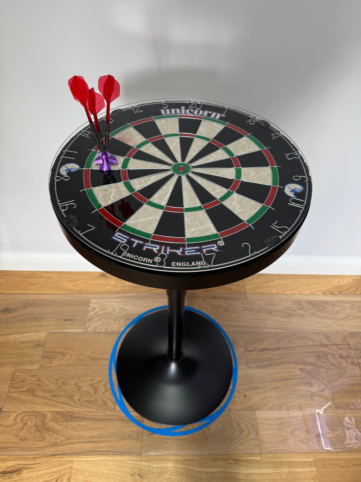 Dartboard Bar Table - Unicorn - Adjustable - Oche Table