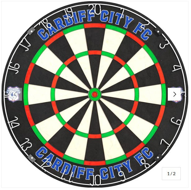 Dartboard Bar Table - Football Themed - Adjustable - Oche Table