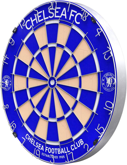 Dartboard Bar Table - Football Themed - Adjustable - Oche Table