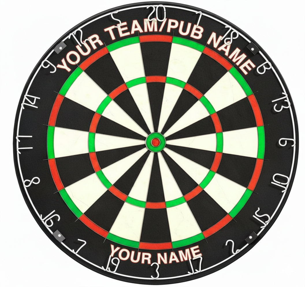 Dartboard Bar Table - Personalised - Adjustable - Oche Table