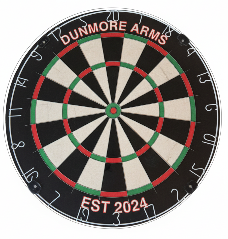 Dartboard Bar Table - Personalised - Adjustable - Oche Table