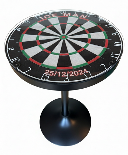 Dartboard Bar Table - Personalised - Adjustable - Oche Table