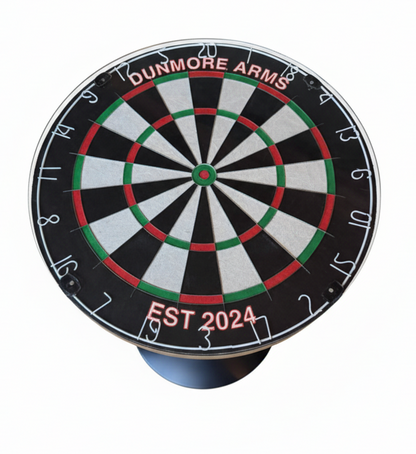 Dartboard Bar Table - Personalised - Adjustable - Oche Table
