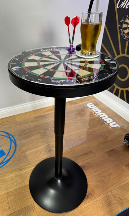 Dartboard Bar Table - Unicorn - Adjustable - Oche Table