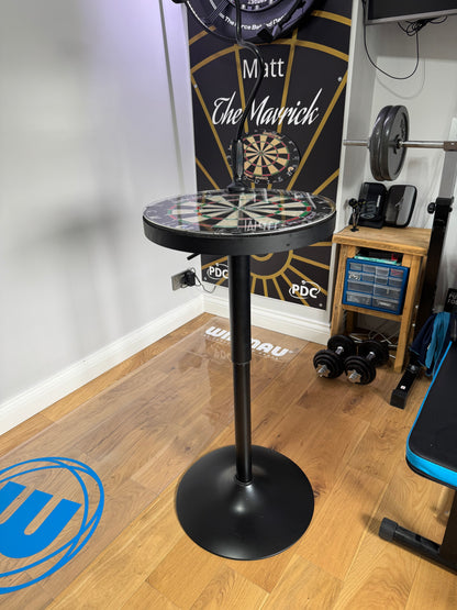 Dartboard Bar Table - Unicorn - Adjustable - Oche Table