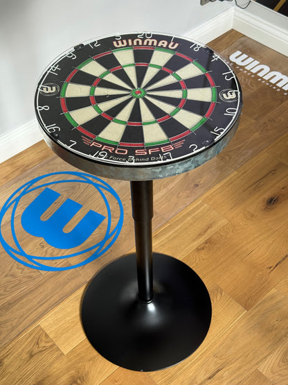 Dartboard Bar Table - Winmau - Adjustable - Oche Table