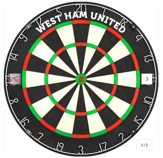 Dartboard Bar Table - Football Themed - Adjustable - Oche Table