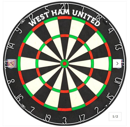 Dartboard Bar Table - Football Themed - Adjustable - Oche Table