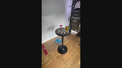 Dartboard Bar Table - NFL Themed - Adjustable - Oche Table